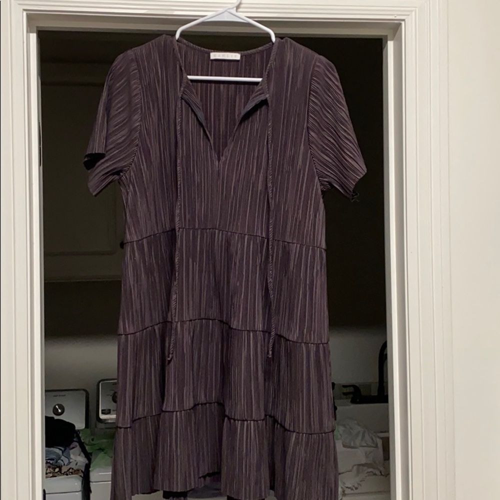 Karlie pleated dress